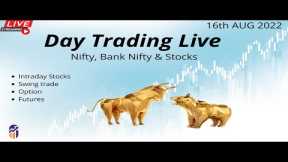 Intraday Live Trading : Nifty & Bank Nifty | Stock Market : 16th August