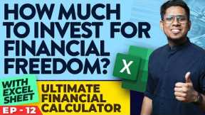 How Much Money to Invest Every Month to Retire RICH? Ultimate Financial Planner Excel