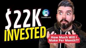 Watch Over My Shoulder: Live $4K Investment into StableFund | Risk Thought Process | Passive Income