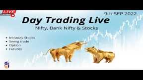 Intraday Live Trading : Nifty & Bank Nifty | Stock Market : 9th September