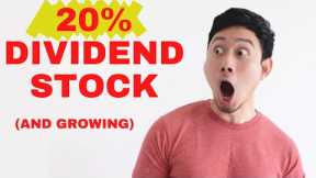 20% Dividend Stock Keeps Growing It's Dividend - Is It a Buy?