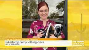 Fullerton Financial Planning clothing drive in Phoenix, Arizona.