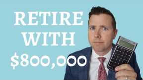 Can I Retire at 51 with $809,000 in Retirement Savings || Retirement Planning at age 50