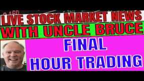 MARKETS MIXED NASDAQ UP DOW IS DOWN LIVE STOCK TRADING IN PLAIN ENGLISH WITH UNCLE BRUCE