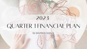 2023 Q1 Financial Plan Pt 1 - Savings Goals | Savings Challenges | Budgetmas Day 7 | Planning Ahead