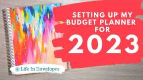 Setting Up My Budget Planner for 2023 / Low Income Budgeting / Variable Income / Cash Envelopes