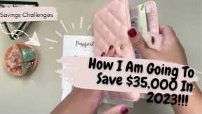Saving $35,000 In 2023| My Savings Plan As A Single Mom| Savings Challenges For The Year!