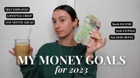 MY 2023 FINANCIAL GOALS & My Plan to Achieve Them | 💸 Saving, Debt, & Investing *exact goal amounts*