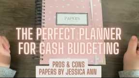 THE PERFECT PLANNER FOR CASH BUDGETING | BUDGET BY PAYCHECK PLANNER | WALKTHROUGH | PROS & CONS