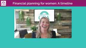 Pretend Your Bonus Doesn't Exist - Women's Financial Planning Timeline by Age