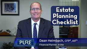 Financial Tip: Estate Planning Checklist