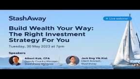 Build Wealth your way: The Right Investment Strategy For You