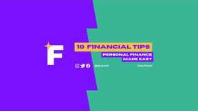 10 Essential Financial Tips for Building Wealth and Financial Security | #finance #financialliteracy