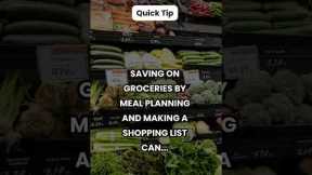 23 Did You Know? Saving on groceries by meal planning and making a shopping list can... | Finance