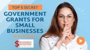 New Government Grants for Small Businesses and Individuals