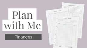 Plan With Me | All things Finances