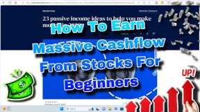 Earn HUGE Passive Monthly Income With High Yield Stocks FAST For Beginners With Little Money