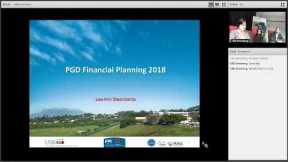 Webinar: PGD in Financial Planning