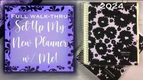 ❄️ FULL WALK-THRU PREPPING MY NEW 2024 BUDGET BOOK! | Cash Envelopes