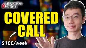 Covered Call Easy Passive Income For Beginners | Interactive Brokers Tutorial