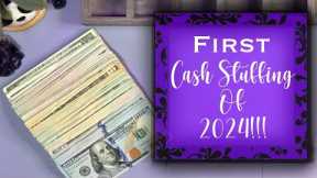 💵FIRST CASH STUFFING OF 2024! |Sinking Funds & Cash Envelopes