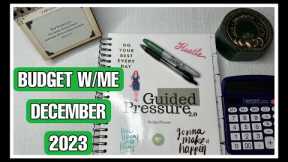 Budget With Me✏️/December 2023/Single Mom/Ep. 369