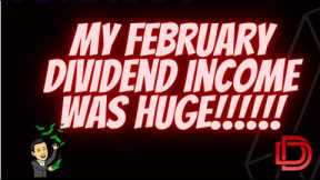 How Much Money Made from Dividend Investing February 2024 I Dividend Investments and Dividend Income