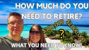 How much do you need to RETIRE & INVEST to RETIRE EARLY?