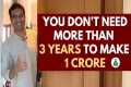 5 simple rules to make Rs 1 Crore in