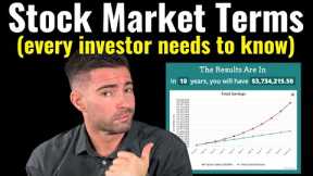 Investing Made EASY: 19 Stock Market Terms Explained (Simple Beginners Guide)
