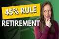 Fidelity's Rule of 45% |  How Much Do 