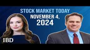 Tight Trading Ahead On Election Eve; Deckers, Garmin, XPO In Focus | Stock Market Today