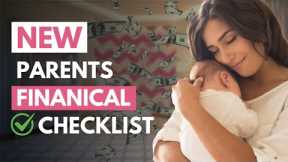 Financial Planning Checklist For Parents To Be  @FinCocktail