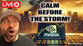Stock Market Live Trading Recap Calm Before The Storm, NVDA Earnings Outlook & How To Trade Tomorrow