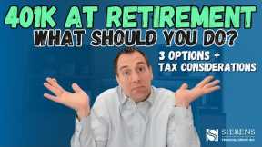 What should I do with my 401k when I retire?