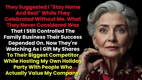 When My Family Said I Was Too Old For Christmas Dinner—I Donated Their Inheritance To Their Rivals