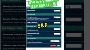 $10 Every Week into S&P 500 ETF VOO (AMAZING)