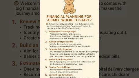 Financial Planning for a Baby: Where to Start?