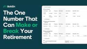 The One Number That Can Make or Break Your Retirement | Spending Plan in Boldin