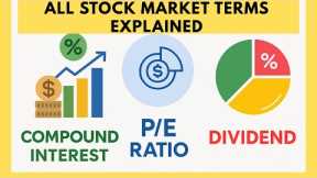 Every Stock Market Term Explained for Beginners (You Should Know Before Investing!)