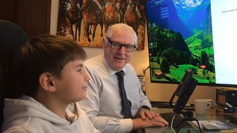 Stock Market Investing for complete beginners. Explaining it to an 8 year old. My son learns stocks.