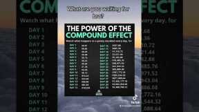 The Power of Compound interest will make you Rich fast! 💰 #investing #stocks  #compoundinterest