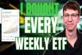 I Tracked Weekly Dividend ETFs for a