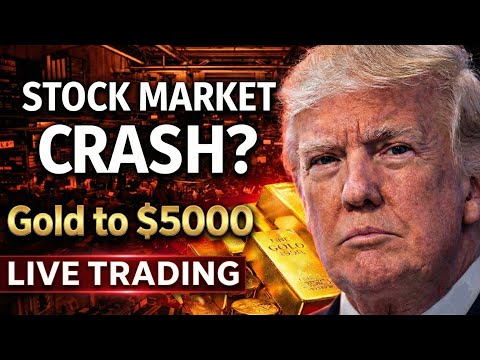 US Stock Market Sell-Off, Trump Speaking Today | Live Trading Stocks Futures