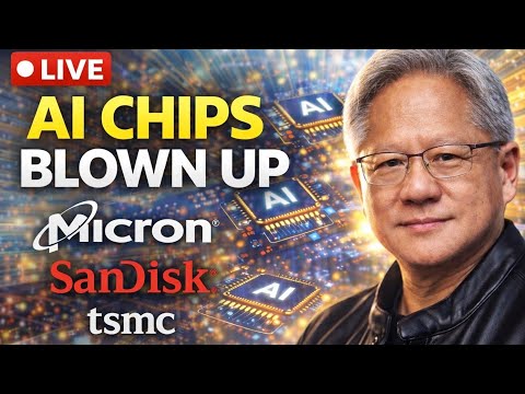 Stock Market Rise, $MU $SNDK $TSM Record Highs! LIVE TRADING Stocks Futures 