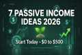 7 Passive Income Ideas You Can Start