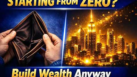 How to Build Wealth When You Come From Nothing (Step by Step Guide)