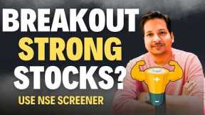 NSE Website Secrets: Identify Strong Stocks for Swing Trading! 🔥