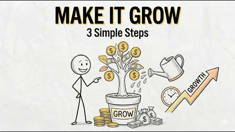 Stop Saving, Start Growing! 3 Simple Ways to Build Wealth