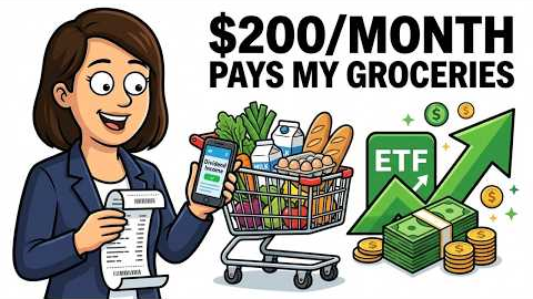 How I Turned $200Month Into Enough Passive Income to Pay My Entire Grocery Bill (Real Numbers)